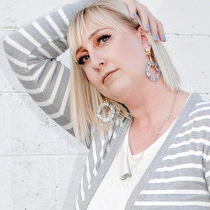 Striped Snap Button Cardigan